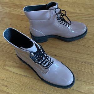 Lemon Jelly Eco friendly Lace Up Booties.  Muted Mauve Colour.  Size EU …